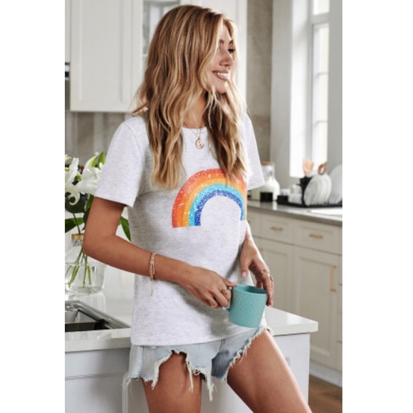 Heathered Rainbow Tee - Picture 8 of 11